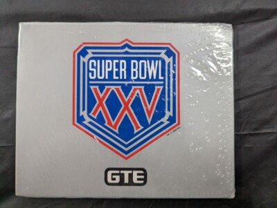 SUPERBOWL XXV GTE Silver Anniversary Theme Art Cards 1989 LImited Giants Bills
