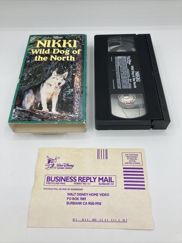 Nikki - Wild Dog of the North (VHS, 1997) Tested & Working - Picture 1 of 3