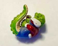 RZADKA Stara figurka jajka Ű Leniwy krokodyl, Ferrero 1993