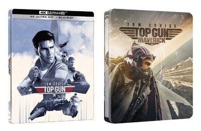 Top Gun & Top Gun: Maverick Limited Collector's Edition Steelbook 4k