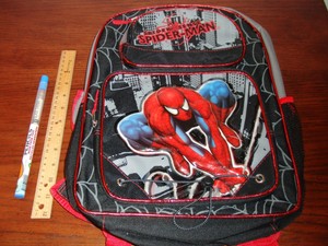 spiderman book bag