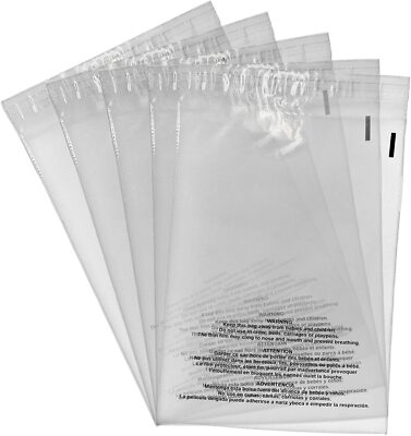 Shop4Mailers 19 X 24 Durchsichtige Erstickungswarnung Dauerhafte
