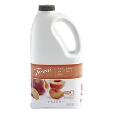 Torani Peach Real Fruit Smoothie Mix-Bottle (64oz), G-RealFruit Smoothie (PEACH)