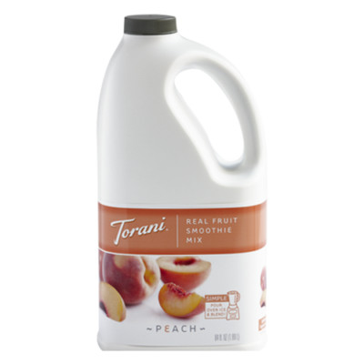 Torani Peach Real Fruit Smoothie Mix-Bottle (64oz), G-RealFruit Smoothie (PEACH)