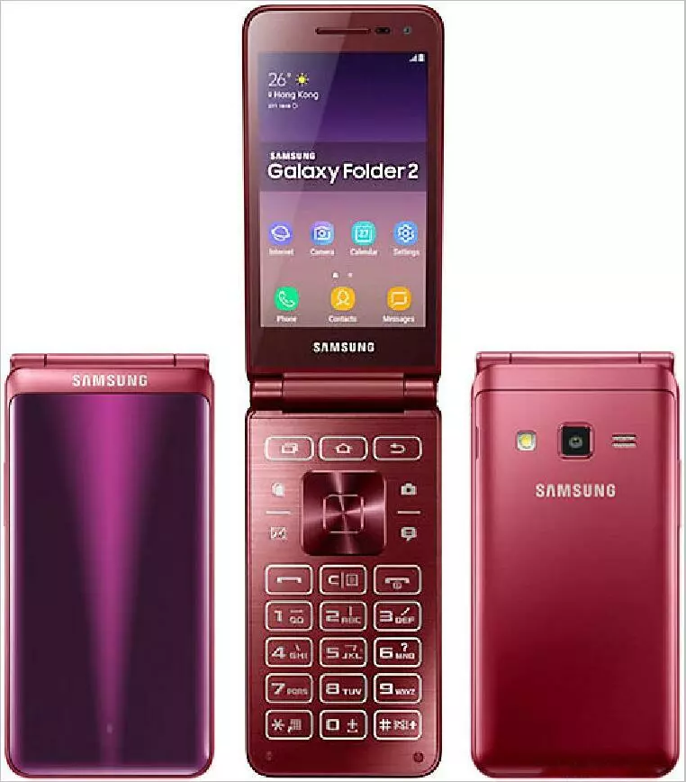 Samsung Galaxy Folder 2 SM-G1650 Dual SIM Mobile Flip Phone