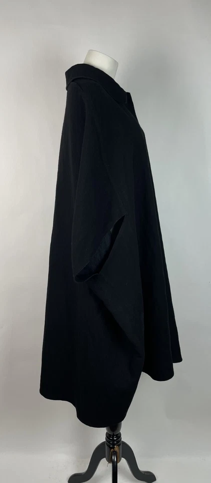 Chaqueta Abrigo LANVIN Hiver 2006 Capa Mezcla Lana 46 - Hecha en Francia Foto 4 de 4