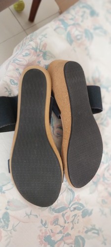 Supersoft sandals by Dianna Ferrari leather size 40 dark navy blue - Picture 4 of 4