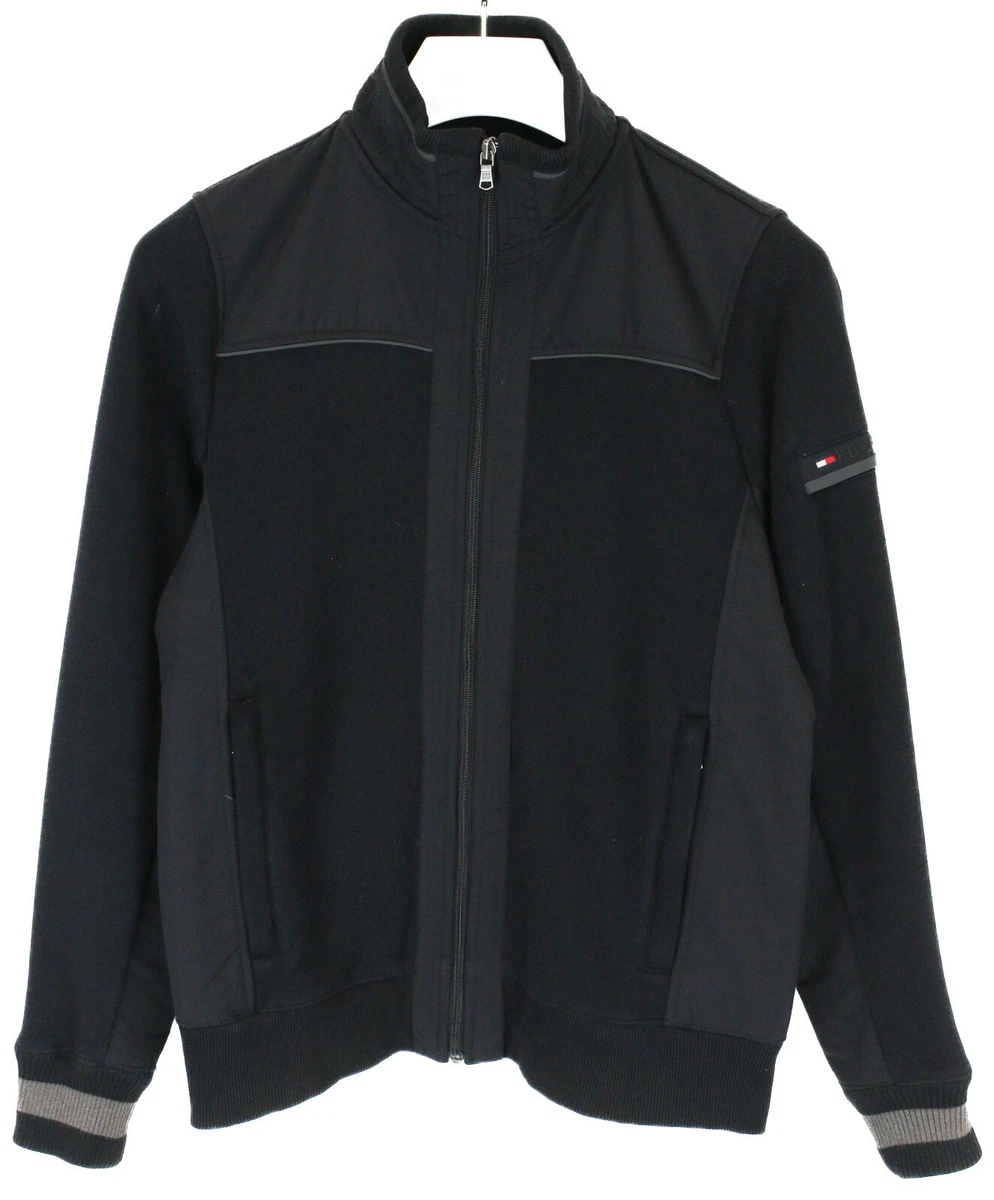 TOMMY HILFIGER Jacket Men s XS Full Zip High Neck Lightweight