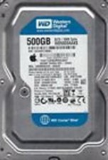Lot of 2 3.5" SATA III 500 GB Western Digital WD Blue WD5000AZLX Hard Drive