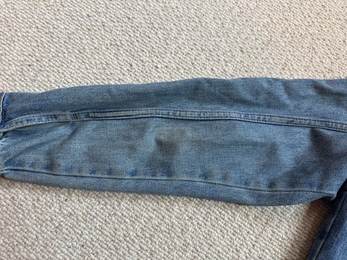 Ladies Topshop MOTO Fur Lined Denim Jacket, UK 10 - Picture 12 of 14