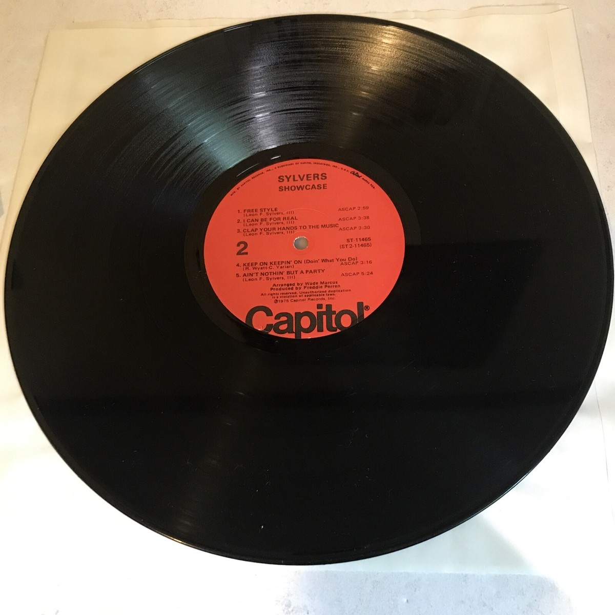 THE SYLVERS SHOWCASE 1975 LP EX VINYL RECORD ALBUM CAPITAL