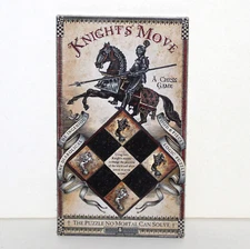 Knight’s Move chess game puzzle brain teaser Wood NEW Repuzzled Canada medieval