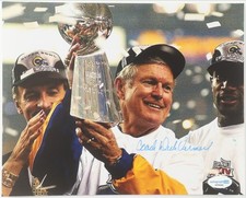 DICK VERMEIL Signed St. Louis Rams Super Bowl XXXIV 8x10 Photo (Autograph COA)