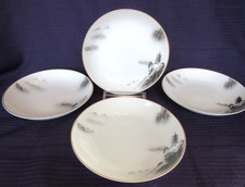 FUKAGAWA ARITA LANDSCAPE Hand Painted 903 Set of 4-Soup or Cereal Bowls
