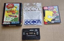 The Simpsons Bart vs The Space Mutants C64 C128  Original Tape Game Tested image