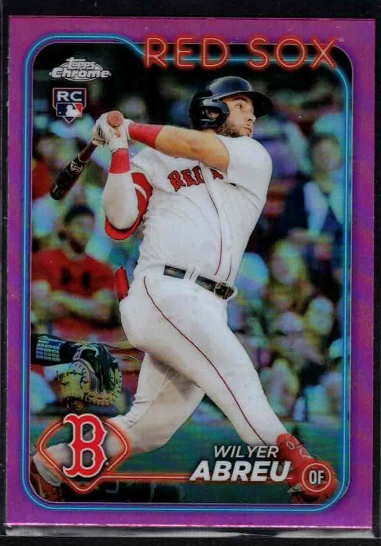 2024 Topps Chrome #165 Wilyer Abreu Pink Refractors
