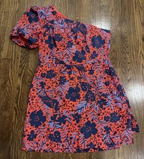 Lilly Pulitzer Brialyn Romper Ruby Red Heron My Own Size 16