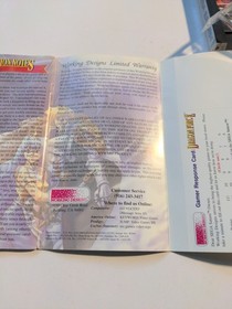 Dragon Force (Sega Saturn, 1996) Manual w/ Reg Card - Fully Tested Works Great