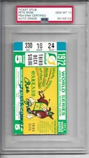 PETE ROSE 2020 Onyx Milestones Autographed World Series Ticket PSA/DNA GEM MT 10
