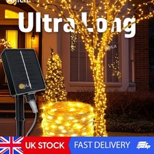 1000 LED Solar String Fairy Light Outdoor Copper