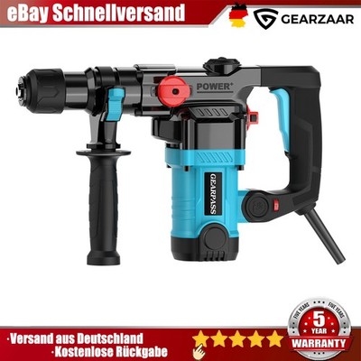 1500W Bohrmaschine Schlagbohrer Meißelhammer Zubehör Drehhammer + Koffer Bohrer