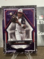 2025 Topps Tier One CJ Abrams /75 * Purple Foil * Card 12/75 Nationals