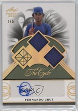 2023 Leaf Trinity The Cycle Double 1/5 Fernando Cruz #TCD-FC1 Auto 0l8y