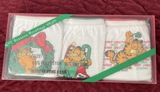 Vintage Garfield Underwear Women's Size 7 Christmas KiKi Bikini NOS Rare