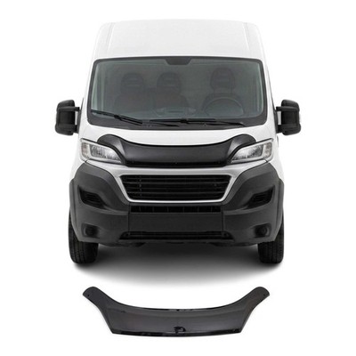Motorhaube Deflektor Insekten Steinschlagschutz für Fiat Ducato 2014-2026 Dunkel
