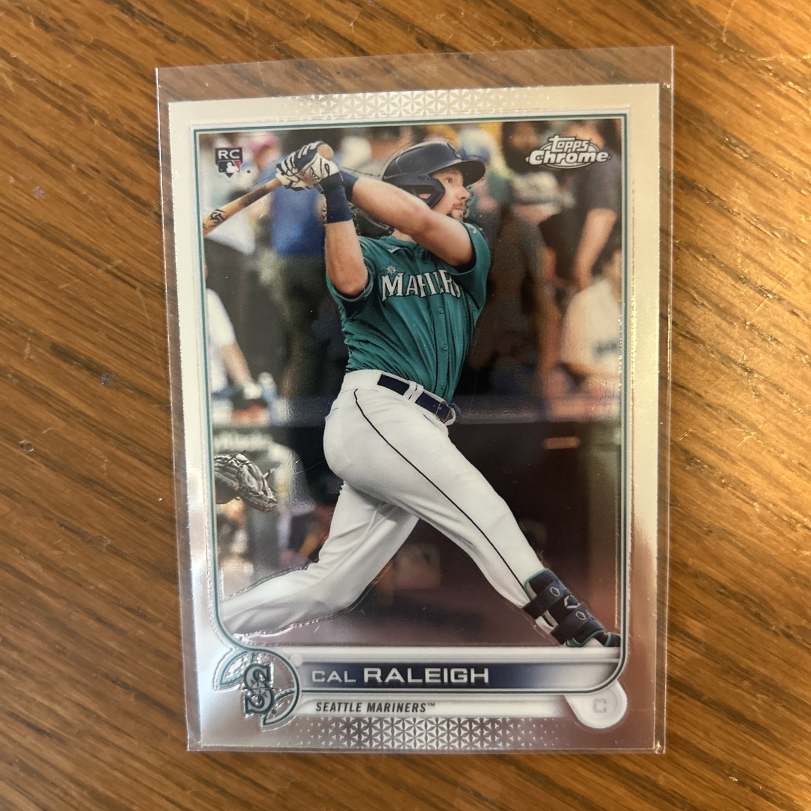 2022 Topps Chrome Cal Raleigh #149 Rookie (RC) Seattle Mariners