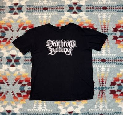 Deathrow Bodeen Band Shirt Metal Goth Size XL Black Grey
