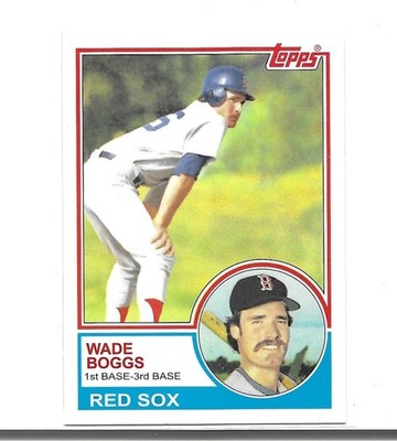 2016 Topps Berger's Best #BB2-1983 Wade Boggs Boston Red Sox HOF