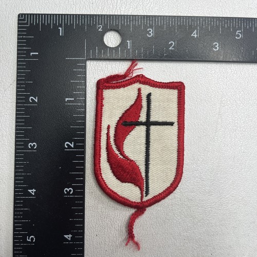 Vtg Christian Advertising Patch Of The UNITED METHODIST CHURCH 00M6