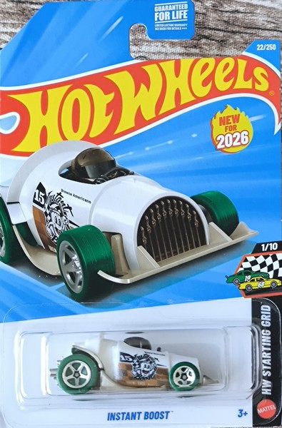 Instant Boost - Hot Wheels 2026 - Starting Grid - Longcard - Neu Ovp-image