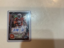 Anthony Hill Jr 1st Bowman Black Auto (1st On Print) /10