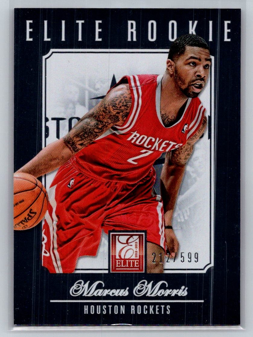 2012-13 Panini Elite #214 Marcus Morris Rookie #/599 Houston Rockets F30