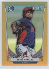 2014 Bowman Chrome Prospects Gold Refractor 40/50 Elvis Araujo #BCP83 2f9