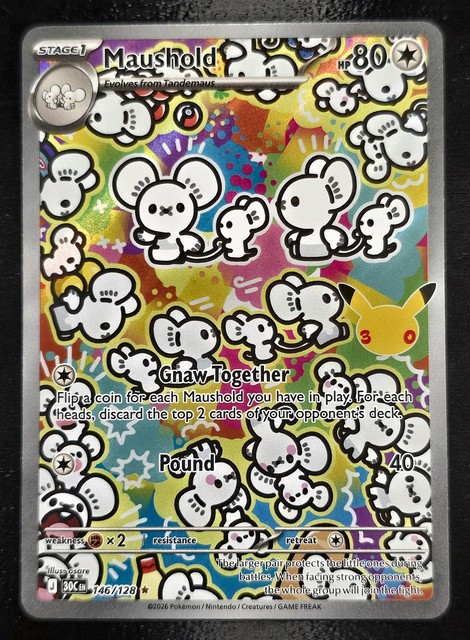 Maushold 146/128 Me: 30th Celebration Holo