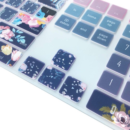 Silicone Keyboard Cover for Apple iMac Magic Keyboard with Numeric Keypad MQ0... - Picture 5 of 7