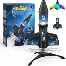 Rocket Launcher for Kids, 200 ft Self Launching Motorized Toy Orange