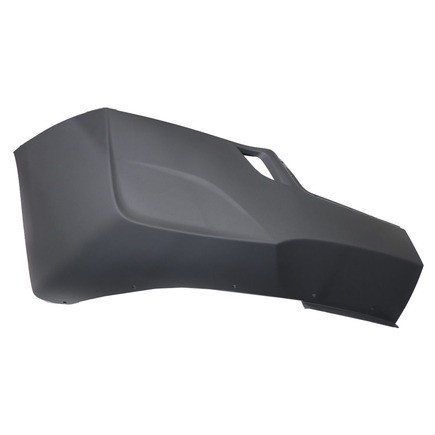 Wheeler Fit 1503-0078 Bumper End Cap Right Side, Gray, Without Fog Light Hole