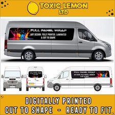 LWB L3 Mercedes Sprinter Fahrzeug Grafik Schild Schrift - bedruckte Wickelplatte RIESIG