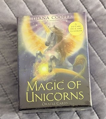 NEW The Magic of Unicorns Oracle Cards: A 44-Card Deck and Guidebook Sealed