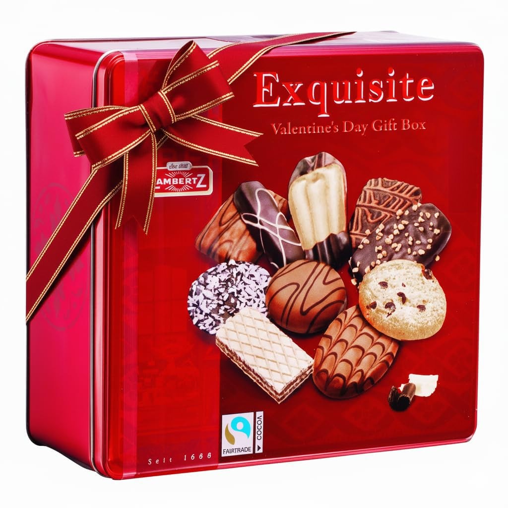 cookie  ルタンセット Lambertz European Cookie Tin For Valentine's Day – 92 Cookies, 10