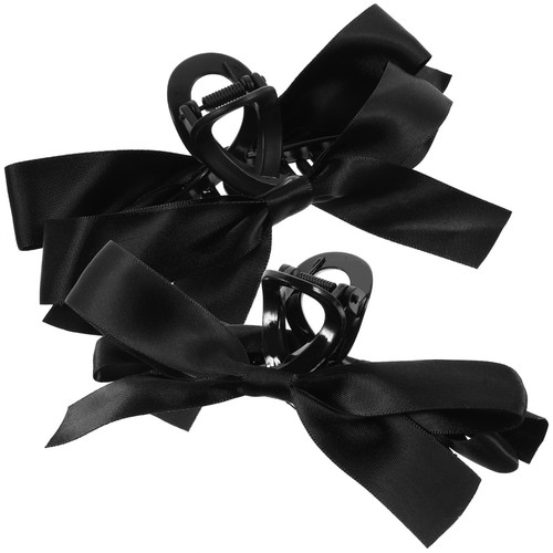 2pcs Big Bows Hair Clips Bow Claw Hair Clips Hair Clamps for Women Thick Thin