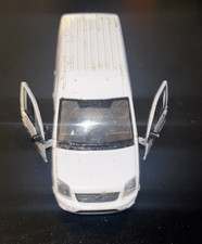 1:36 White Ford Transit Connect Delivery Mini Van Diecast Metal Car Doors Open