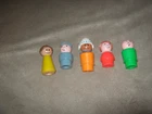 4 vintage and 1 other figure including indian chief