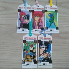 Yu Yu Hakusho Character Bookmark Set 5pcs UY Yusuke Kuwabara Hiei Kurama,