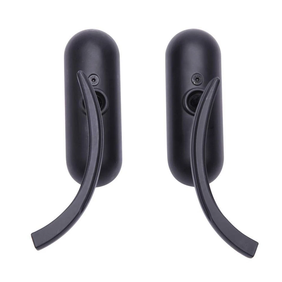 Черные боковые зеркала заднего вида для мотоцикла Harley Davidson Road King Custom Dyna - Изображение 4 из 4