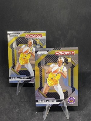 Rickea Jackson 2 RC Lot 2024-25 Prizm WNBA Monopoly Rookie Card WNBA25 Sparks